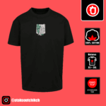 đ„ EXCLUSIF : T-shirt Eren Yeager Attack on Titan ULTRA-PREMIUM BrodĂ© 1 Attack avant Brode Design