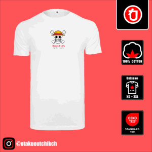 T-shirt Luffy Flag – One Piece | Imprimé ou Brodé Exclusive 2025